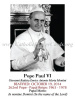 Special Limited Edition Collector's Series Commemorative Pope Paul VI Beatification Holy Cards (LARG